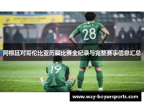 阿根廷对哥伦比亚历届比赛全纪录与完整赛事信息汇总